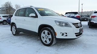 2011 Volkswagen Tiguan 20T 4Motion Start up Walkaround and Vehicle Tour [upl. by Trebma182]