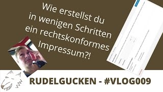 Impressum erstellen am Beispiel von Wordpress  Rudelgucken [upl. by Ellicec171]