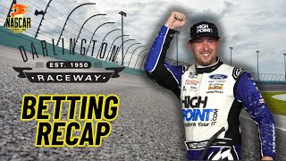 Darlington 2 NASCAR 2024 Weekend Betting Recap I NASCAR Gambling Podcast Ep 490 [upl. by Vivl216]