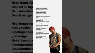 Taeyang “Eyes Nose Lips” Lyrics taeyang shorts shortvideo eyesnoselips [upl. by Amena]