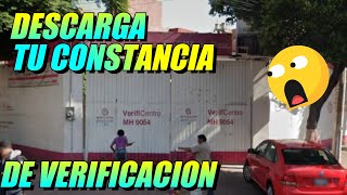 CDMX CIERRA VERIFICENTROS  COMO DESCARGAR TU CONSTANCIA DE VERIFICACION [upl. by Nylleoj]