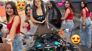 Diwali me Superbike ne Deewana kiya💕😍Market Reactions on KhushiZ900 rider [upl. by Seessel]