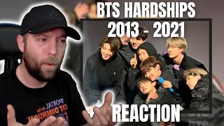 BTS HARDSHIPS 2013  2021 by xCeleste REACTION  Metal Head Reaction [upl. by Anerak]