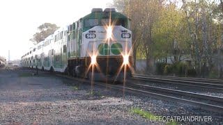 GO Transit Commuter Trains Volume 1  Old Cab Cars F59PHs and MP40s [upl. by Notlehs]