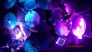 CARLOS CEDEÑO DRUM CAM COVER GUITARRAS BLANCAS [upl. by Allenad]