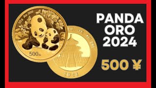 Moneda Panda oro 500 Yuanes China Oro para inversión [upl. by Alix]