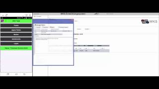 Warenwirtschaft WKS mobiles Ticket App Zeiterfassung [upl. by Ramsden]