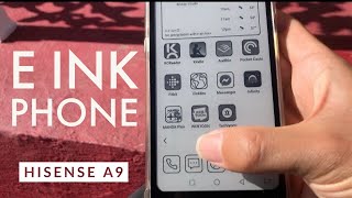 E ink phone Android app showcase  Hisense A9 review [upl. by Stevy]