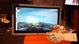 Rehabilitation Games  SMART GLOVE Exercise Spotlight Flying the Alps  NEOFECT [upl. by Anihpled407]