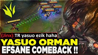 ÖĞRETİCİ YASUO GAMEPLAY  MAÇ ÖZETLERİ 6 [upl. by Ferren]