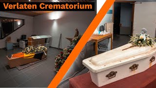 We bezoeken een Verlaten Crematorium  Doodskisten achtergelaten [upl. by Refitsirhc]