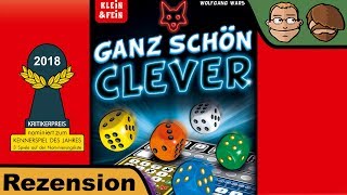 Ganz schön clever nominiert zum Kennerspiel des Jahres 2018  Brettspiel  Review [upl. by Aggie]