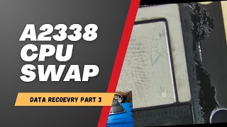 SEVERE LIQUID DAMAGED M1 MACBOOK PRO 13quot 2020  A2338  M1 CPU SWAP  DATA RECOVERY PART 3 [upl. by Aday]