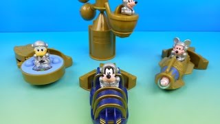 1999 DISNEYLAND TOMORROWLAND SET OF 4 McDONALDS HAPPY MEAL KIDS TOYS VIDEO REVIEW [upl. by Katlin531]