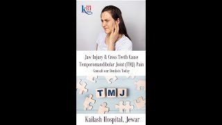 Jaw Injury amp Misaligned teeth are key causes of TM joint pain amp clicking  Kailash Hospital Jewar [upl. by Iturk]