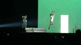 Sia  Chandelier  Live  Oracle Arena 100116 [upl. by Donna]