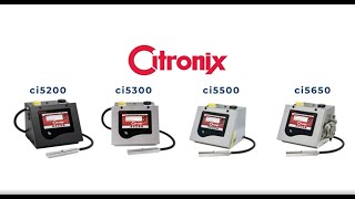 Citronix ci5000 Series continuous ink jet printer overview [upl. by Adnalohs575]