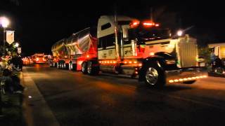 18th annual Richard Crane memorial truck show and light parade part 1 [upl. by Etnovert]