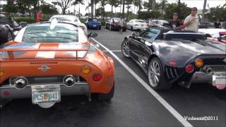 Spyker C8 Laviolette and LM85 1080p [upl. by Anawed]