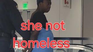 Delta Airlines calls Airport police on women trying to fly out that looks homeless [upl. by Frodi19]