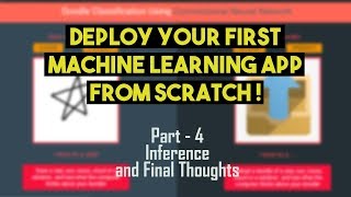 How to Deploy Machine Learning Model from Scratch  Part  4 [upl. by Alleram724]