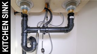 How to Connect a Kitchen Sink Drain [upl. by Angus]