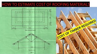 HOW TO ESTIMATE COST OF ROOFING MATERIALS ESTIMATION COSTING [upl. by Nerok]