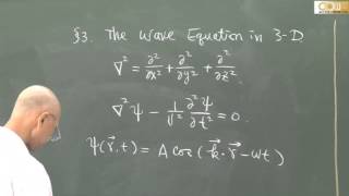 Lec01 物理光學 Lecture1 Waves [upl. by Oznecniv]