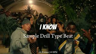 Sad Emotional Sample Drill Type Beat x Central Cee Drill Type 2024  “I Know” [upl. by Anyaj]