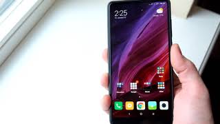 Xiaomi Mi MIX 2 fingerprint scanner speed [upl. by Yllrebmik]