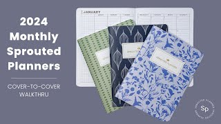 2024 Monthly Sprouted Planner  Full Planner Walkthru [upl. by Bryan702]