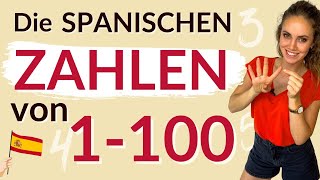 1 2 3 auf Spanisch  Spanische zahlen von 1100 lernen [upl. by Nomra]