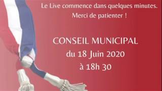 Conseil Municipal du 18 Juin 2020 [upl. by Kay]