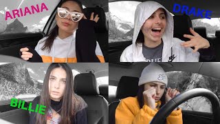 Carpool Karaoke ft Ariana Grande Billie Eilish and Drake [upl. by Zurc]