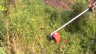 Oleo Mac Petrol StrimmersBrushcutters Demonstration [upl. by Amadis409]