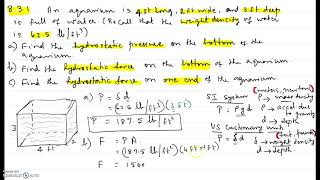 L1  Hydrostatic Force on Plane Surface [upl. by Ellett984]