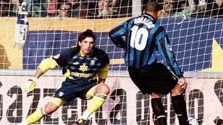 ParmaInter 10 199798  Domenica Sportiva Buffon vs Ronaldo [upl. by Sal]