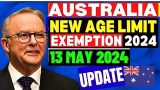 Australia New Visa Age Limit Exception 2024 Can You Still Apply After 35 485 Age Limit Hope Update [upl. by Lawler]