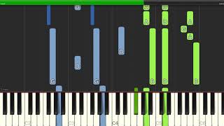 Andersson and Ulvaeus  Anthem from Chess  Piano Cover Tutorials  Backing Track [upl. by Nohsyt]