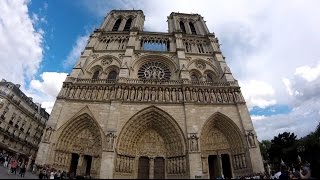 NotreDamen katedraali Pariisi Ranska Cathédrale NotreDame France  नोत्र देम दे पेरिस [upl. by Tnahsarp719]