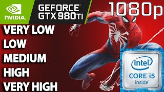 Marvels SpiderMan Remastered  Benchmark On Core i5 6600k amp GTX 980 Ti [upl. by Tootsie]