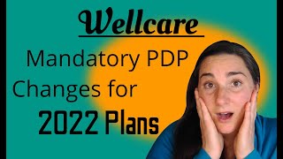 Wellcare 2022 PDP Changes [upl. by Stetson]