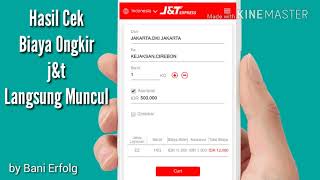 Cara Cek Ongkir JampT Yang Paling Mudah [upl. by Aynekat]