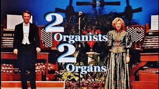 Toccata amp Fugue in d minor for Two Organists BWV 565  Diane Bish amp Simon Preston at Coral Ridge [upl. by Viquelia]