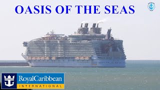 OASIS OF THE SEAS departure from Cadiz Port [upl. by Drape]