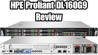 HPE Proliant DL160G9 обзор memory upgrade ILO installation [upl. by Harragan]