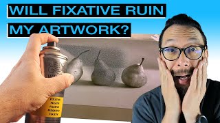 How to Use Fixative without Ruining your Artwork [upl. by Gora103]