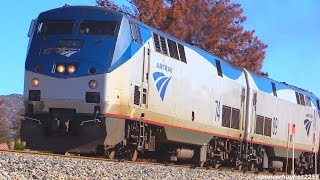 Amtrak Trains in LA Santa Barbra  MANY MORE [upl. by Remy651]