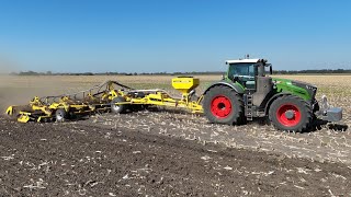 FENDT 1050 mit einer BEDNAR SWIFTERDISC XE 12400 PROFI amp ALFA DRILL 800 Scheibenegge  4K [upl. by Enilarak]