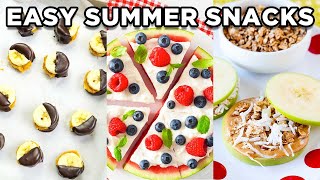 3 Fun Summer Snacks Kids Can Make  Easy Snack Recipes for Kids by MOMables [upl. by Eberly]